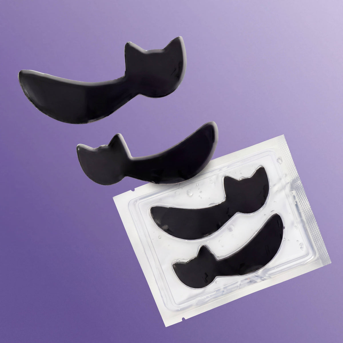Cat Shaped Smoothing Eye Patches l Spa Skincare Gift | 6 Pk