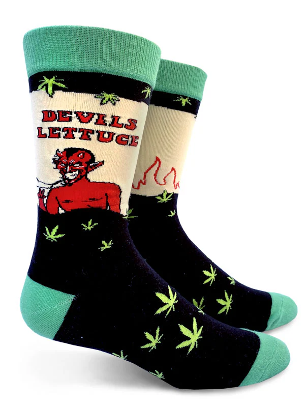 Devil’s Lettuce Men’s Crew Socks