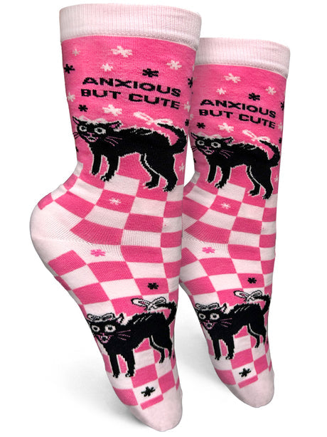 Anxious But Cute Women’s Crew Socks