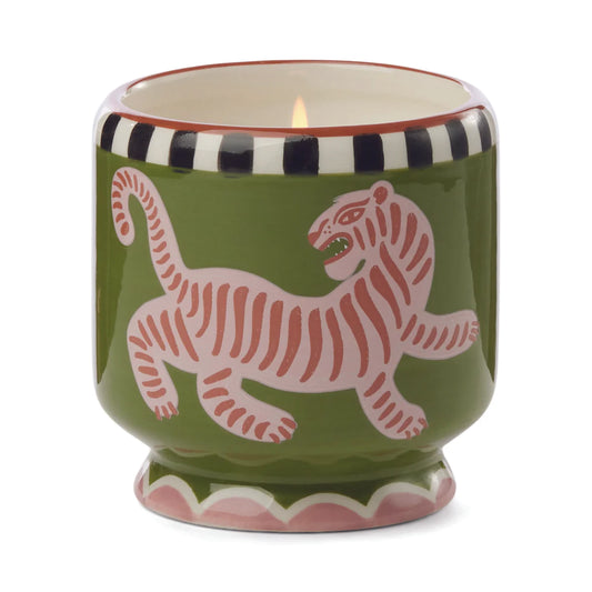 A Dopo Tiger Ceramic Candle