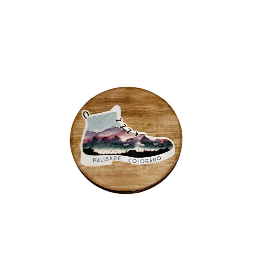 Palisade Colorado Hiking Boot Magnet