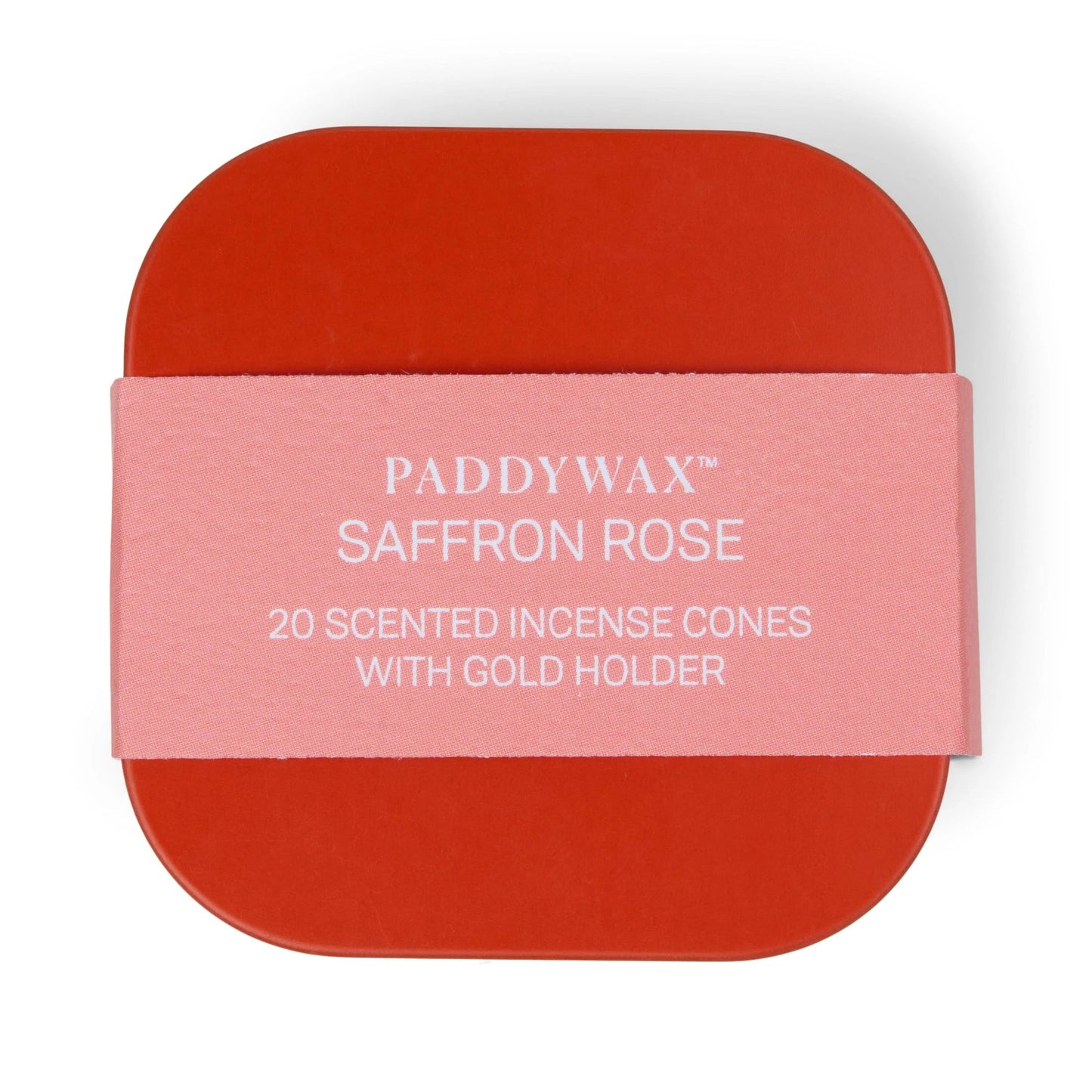 Saffron Rose - Metal Incense Tin -PaddyWax