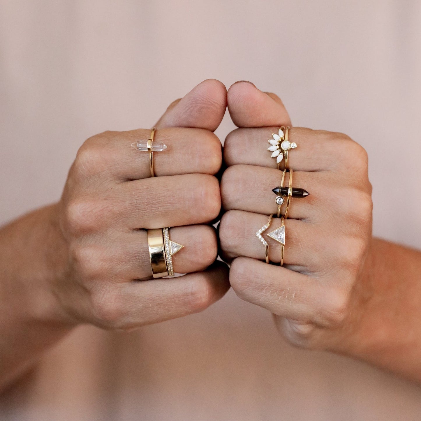 Clear Quartz Ring