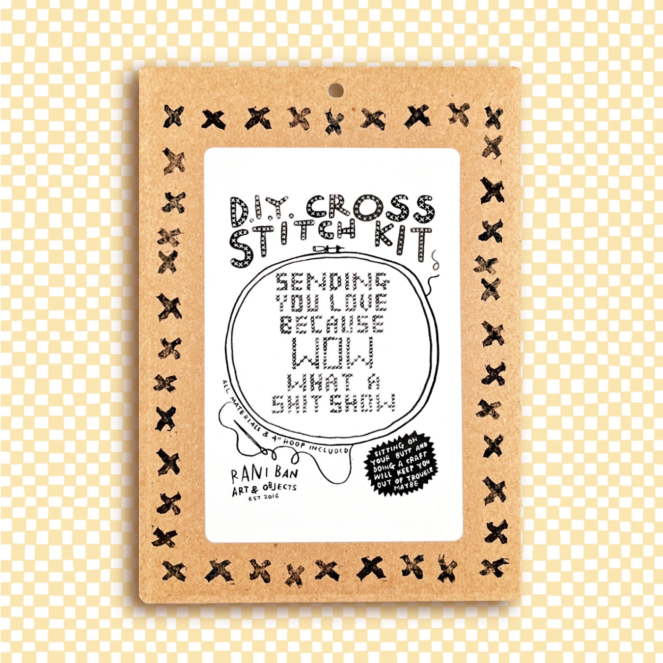 WHAT A SHIT SHOW - Small DIY Cross Stitch Kit