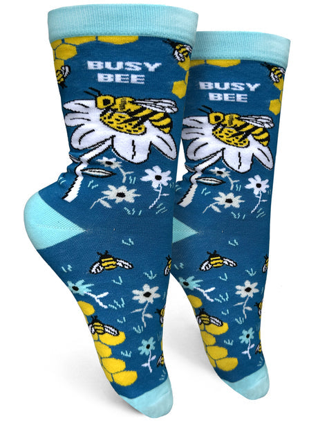 Busy Bee Women’s Crew Socks