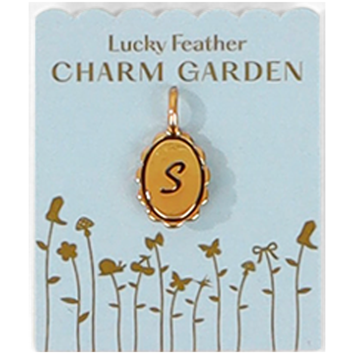 Scalloped Initial Charms