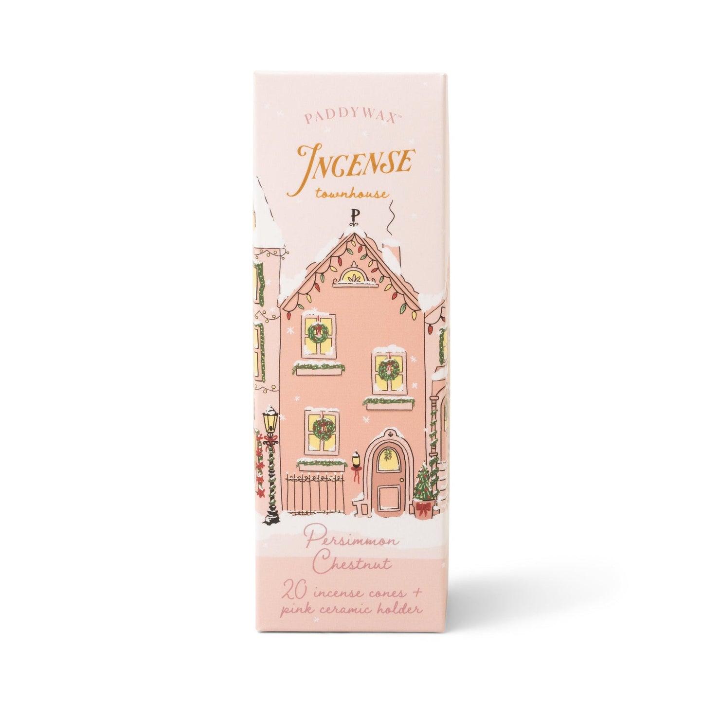 Holiday Town Incense Cone Holder - Townhouse