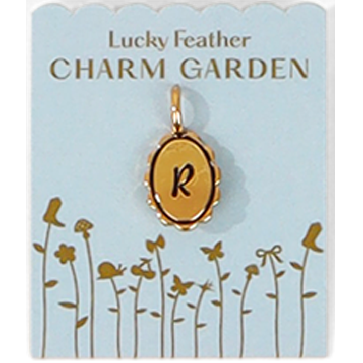 Scalloped Initial Charms