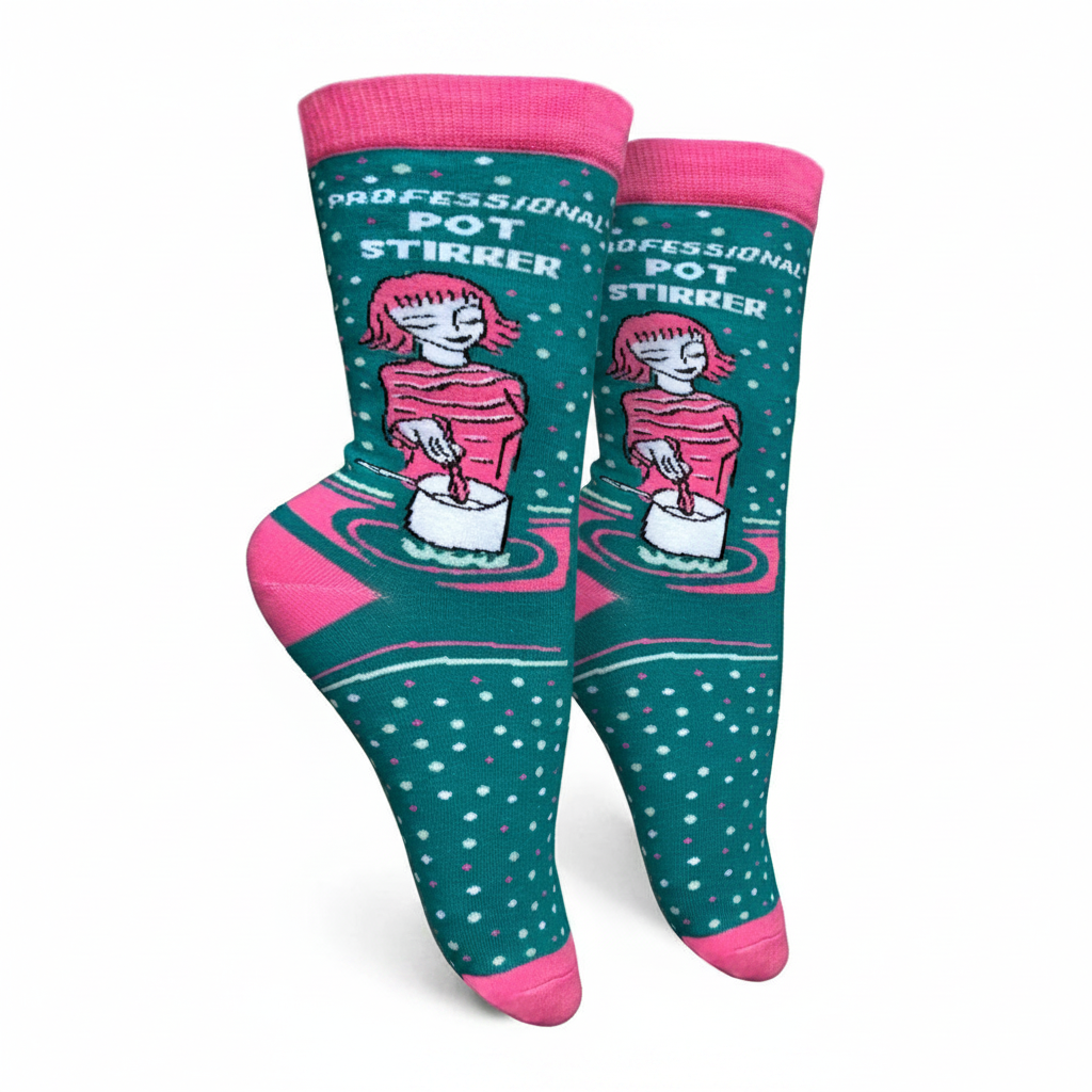 Professional Pot Stirrer Women’s Crew Socks