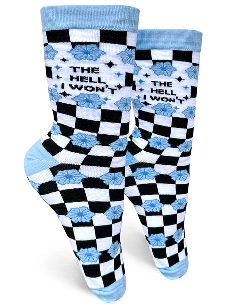 The Hell I Won’t Women’s Crew Socks