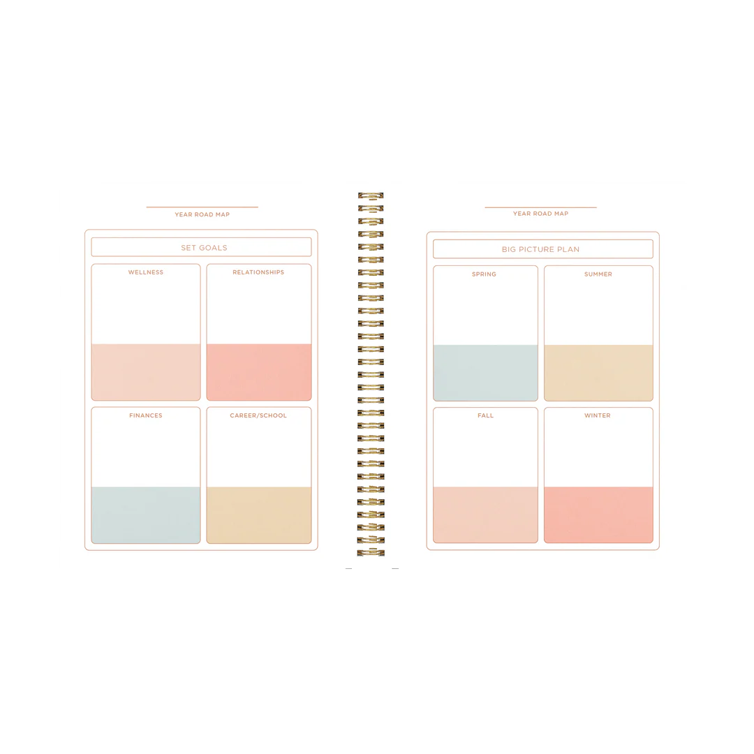 Color Block Daisy - Undated Perpetual Planner