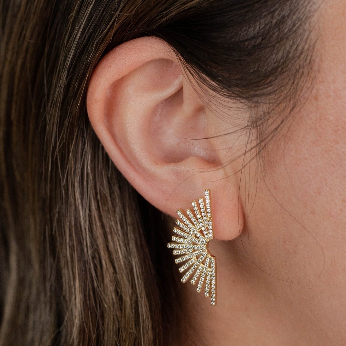 Celestial Sunburst Earrings