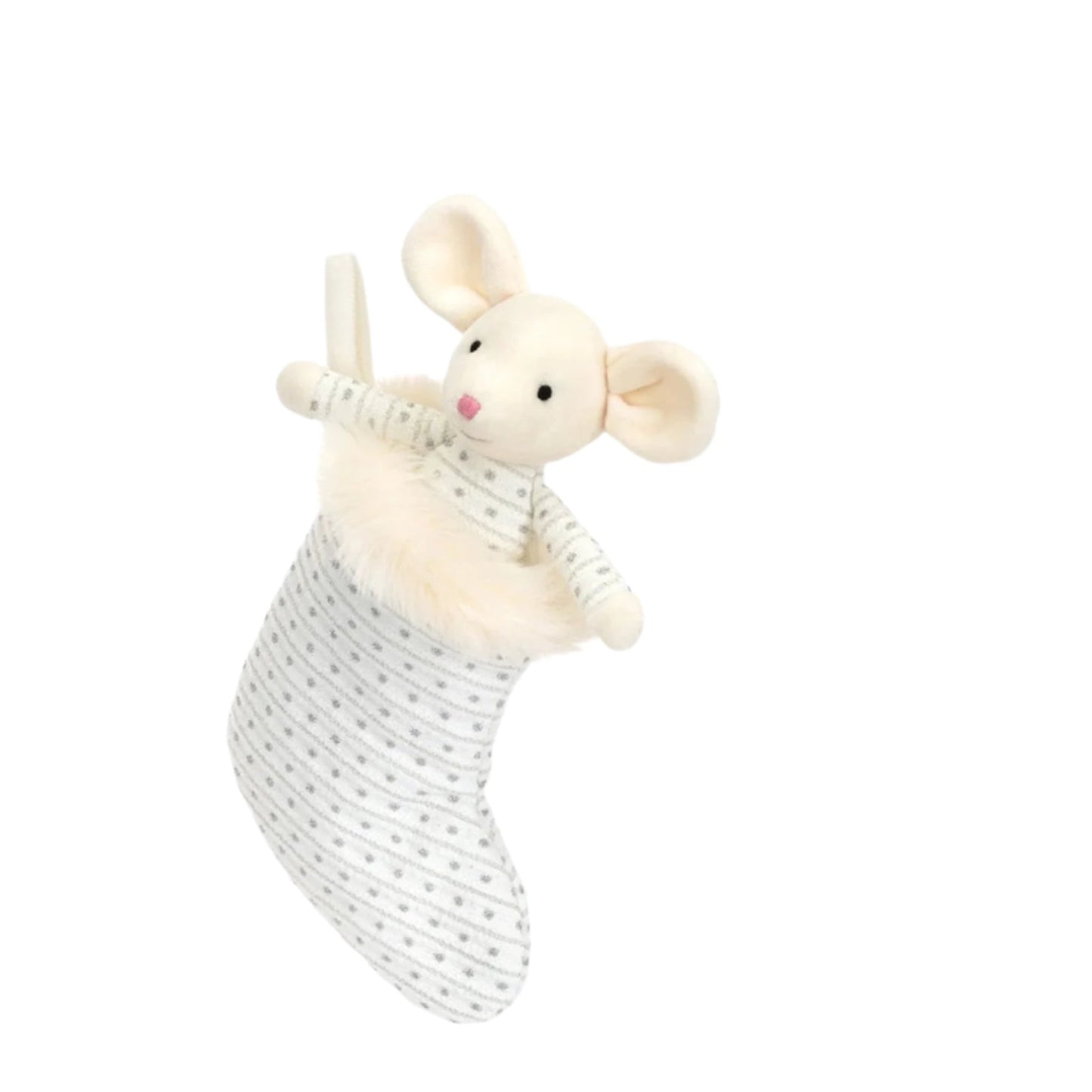 RETIRED - Shimmer Stocking Mouse - JELLYCAT