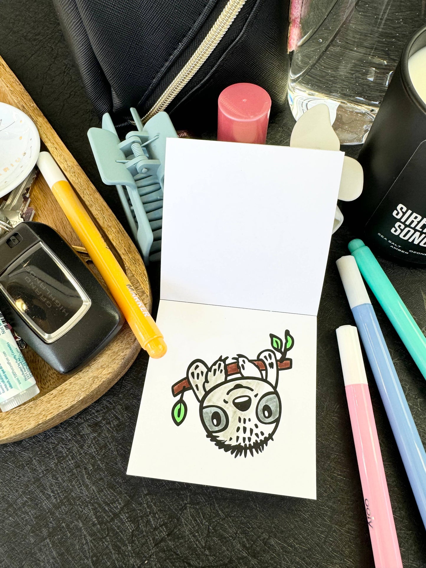 Pocket Pets - Mini Coloring Book for Adult