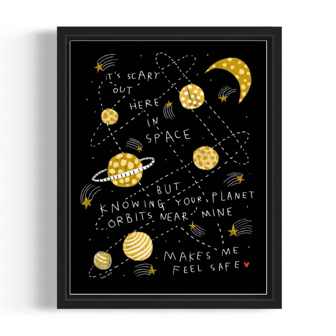 Your Planet’s Orbit 8.5x11 Art Print