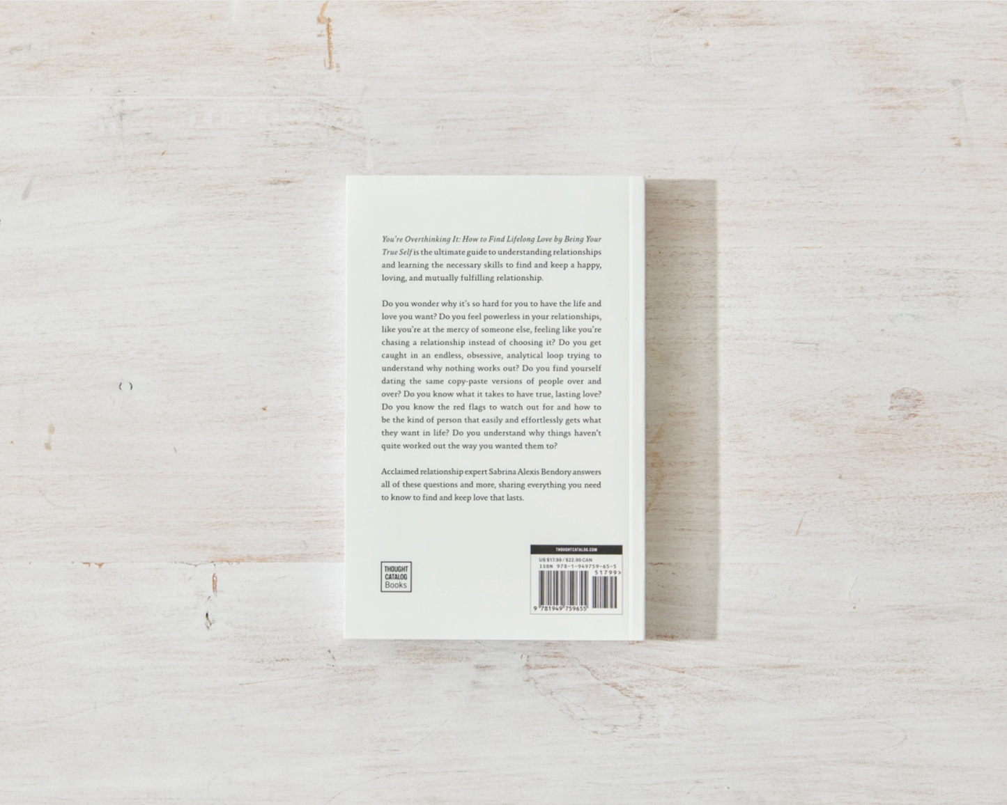 You're Overthinking It - Book
