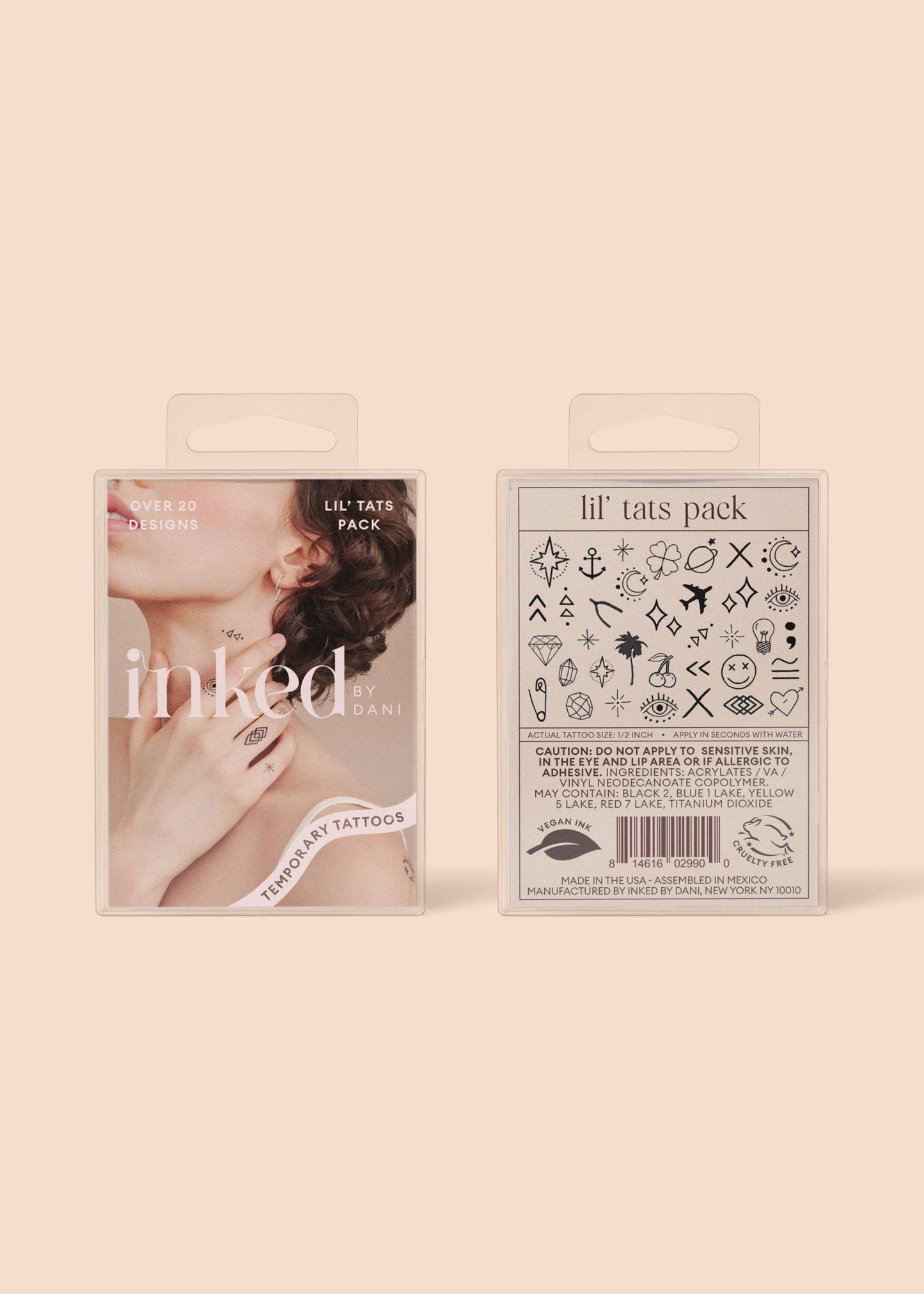 INKED by Dani - Lil' Tats Temporary Tattoo Pack