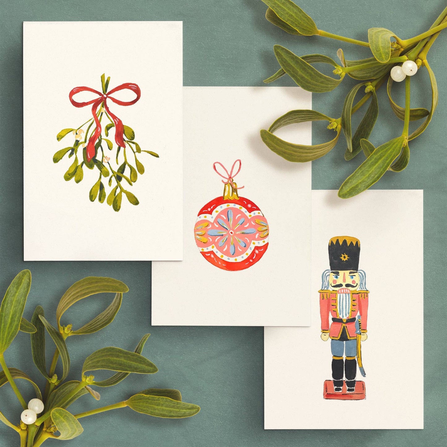 Antiquaria Watercolor Painting Kit: Christmas