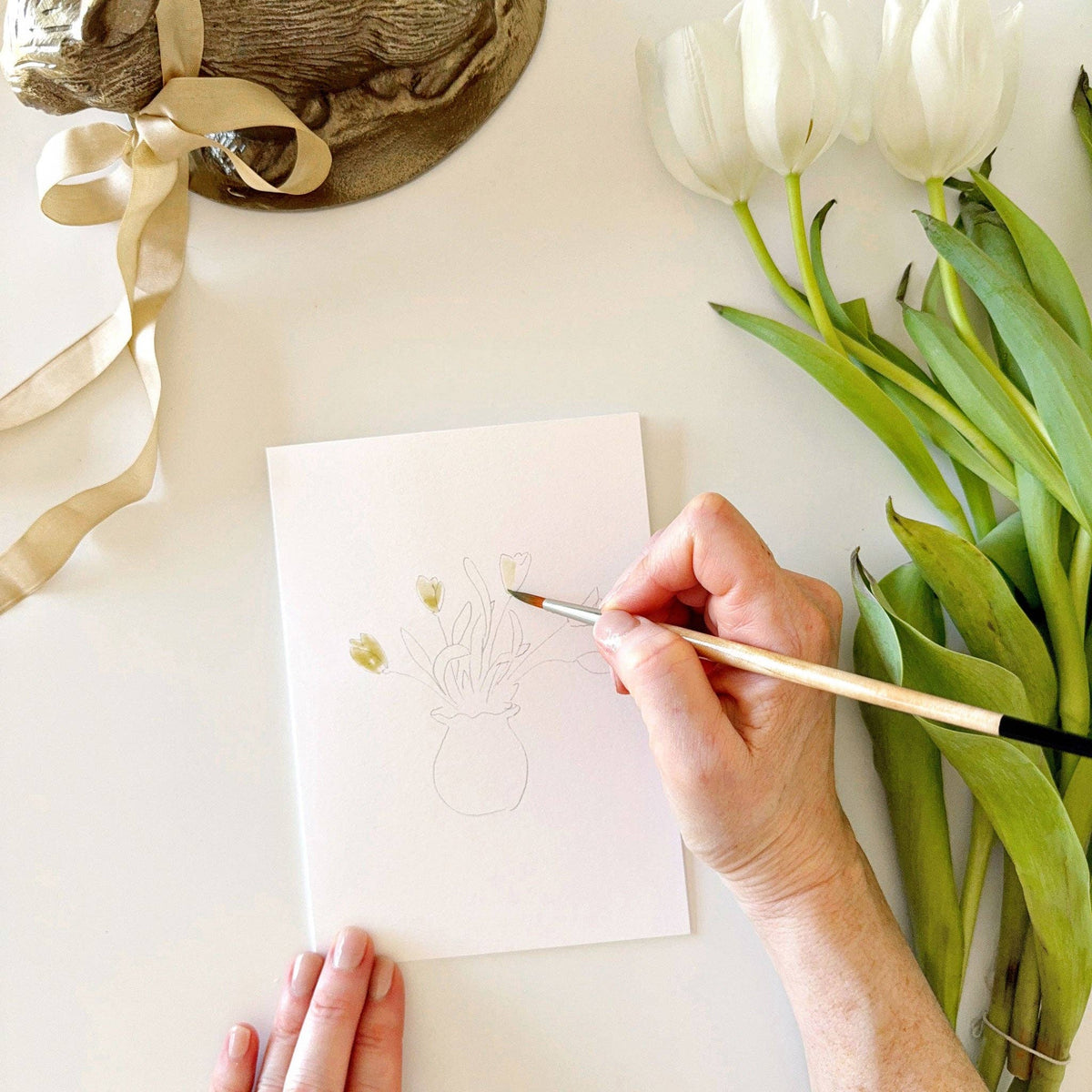 Easter Paintable Notecards - emily lex studio