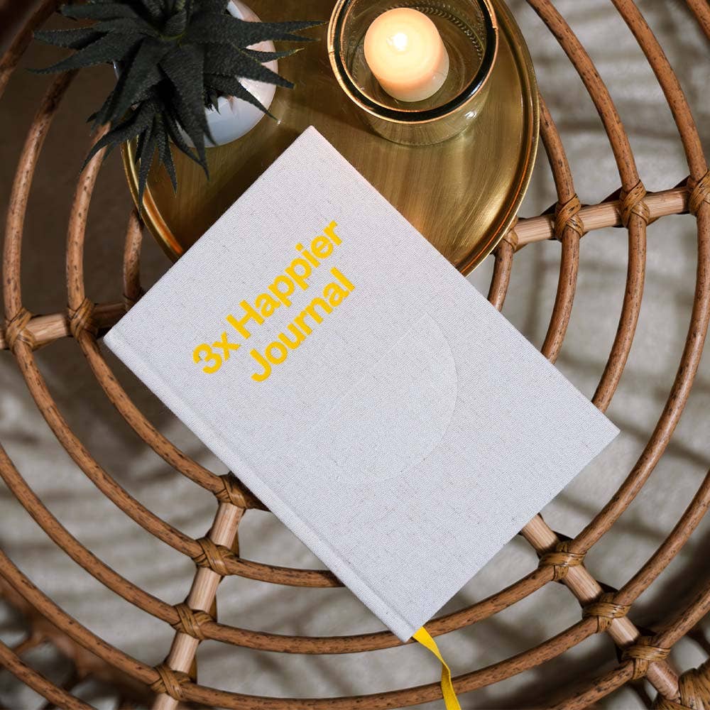 3x Happier Journal - Daily Gratitude Journal - Guided Format