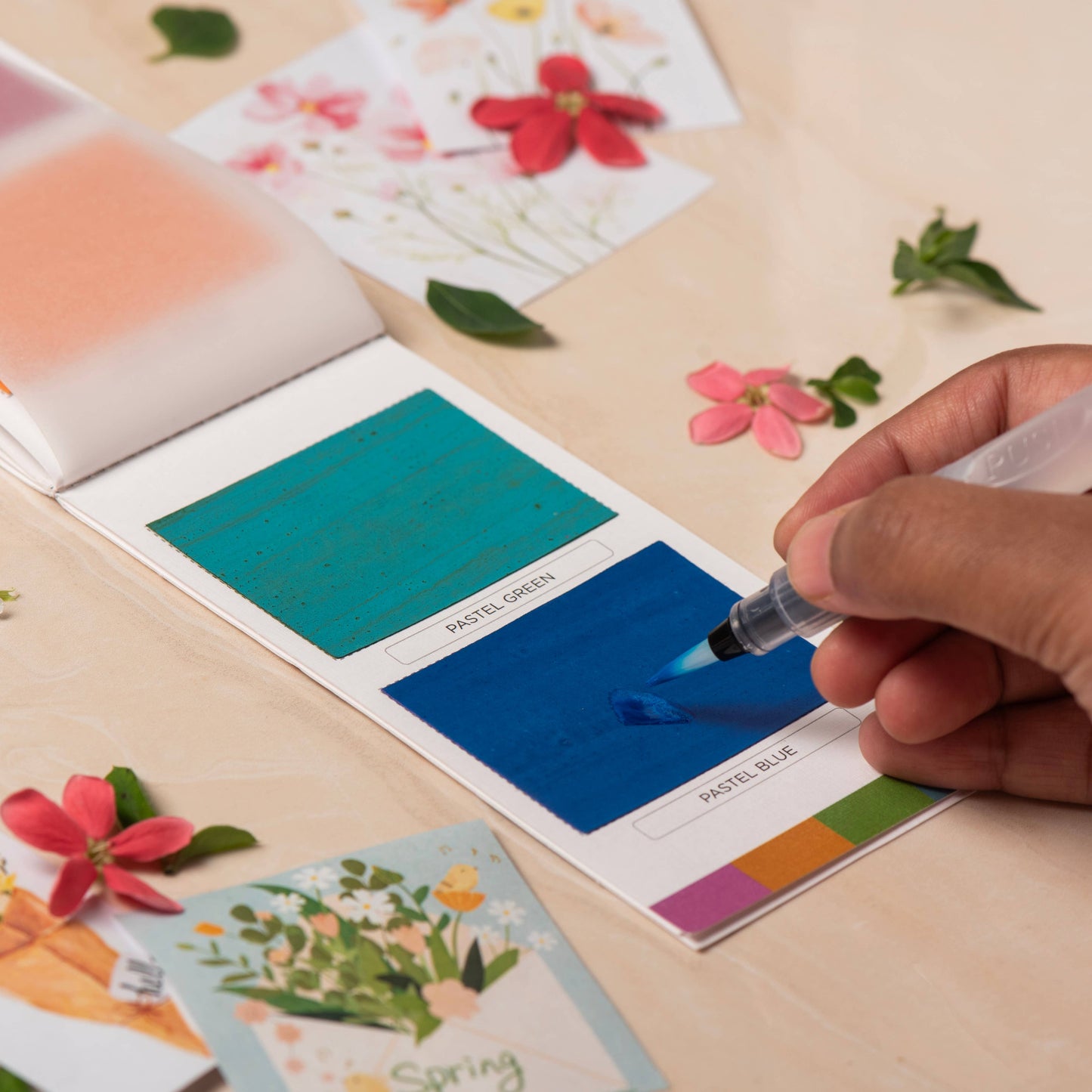 Autumn/Fall Colorsheets - 16 Handmade Watercolors