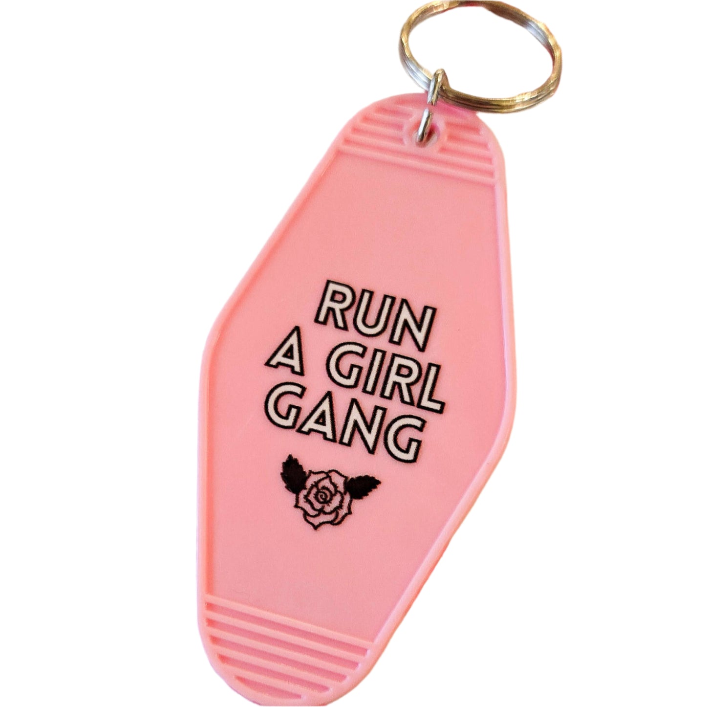 Run a Girl Gang Motel-Style Keychain