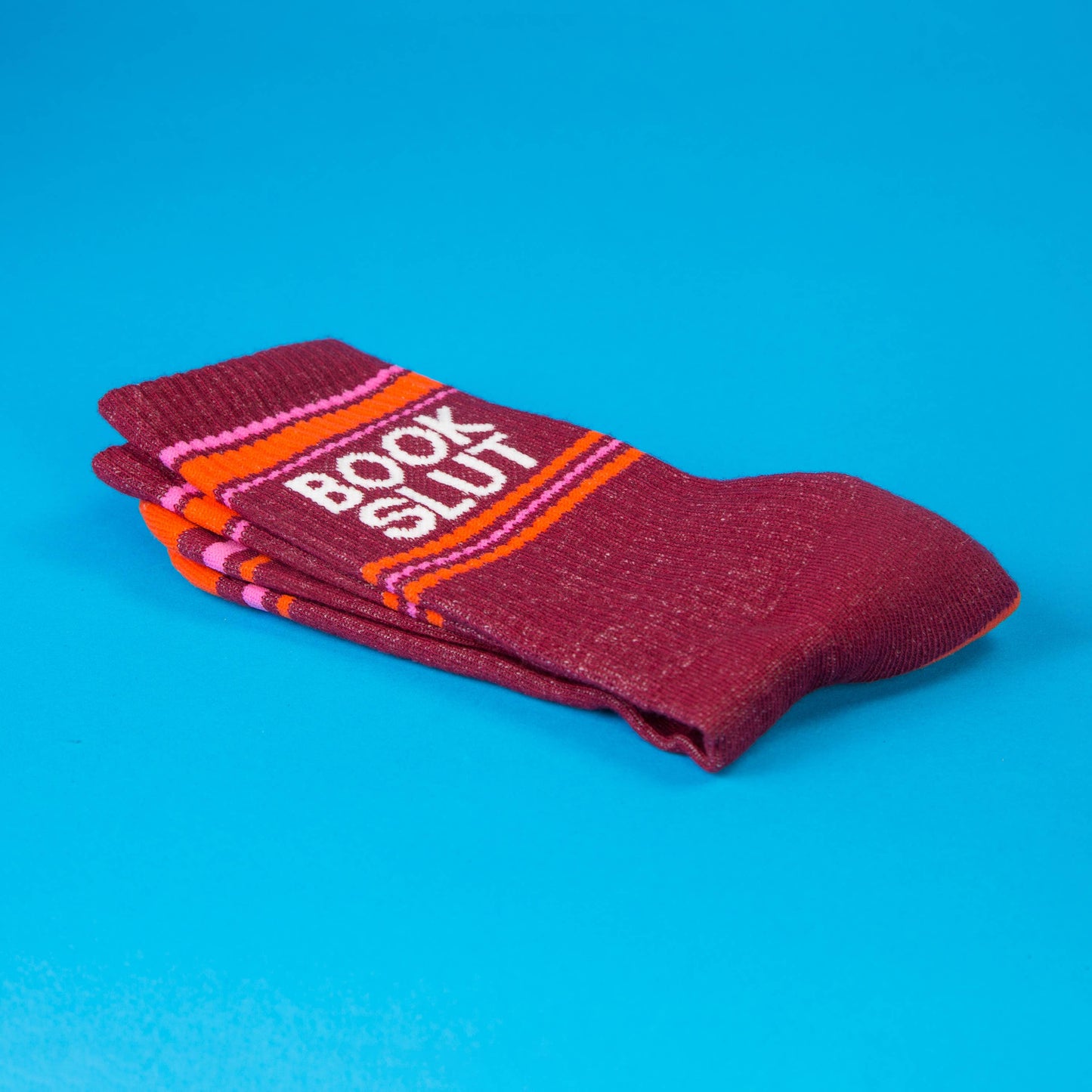 Book Slut Gym Crew Socks