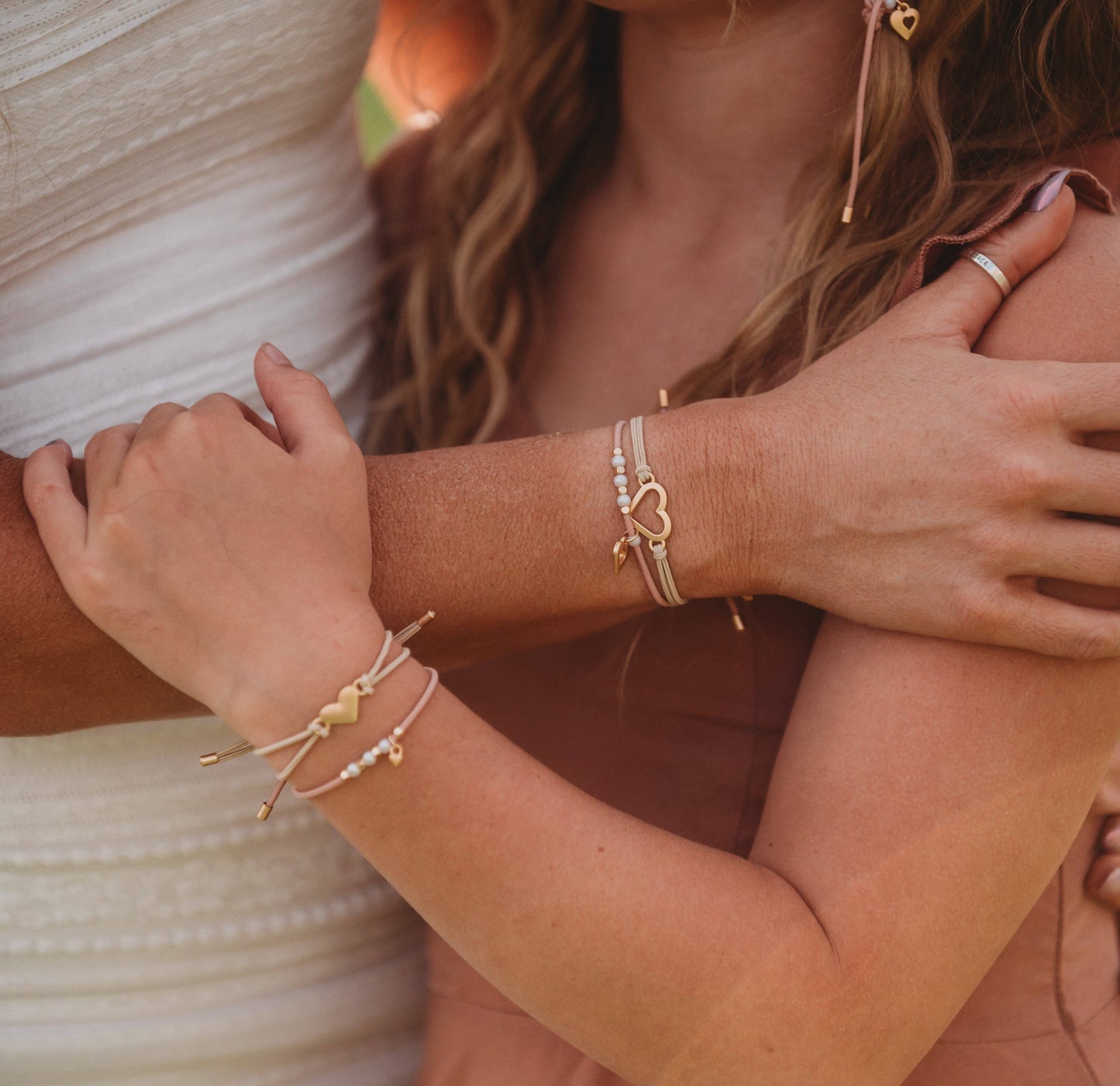 Hair Tie Bracelets- Mother / Daughter