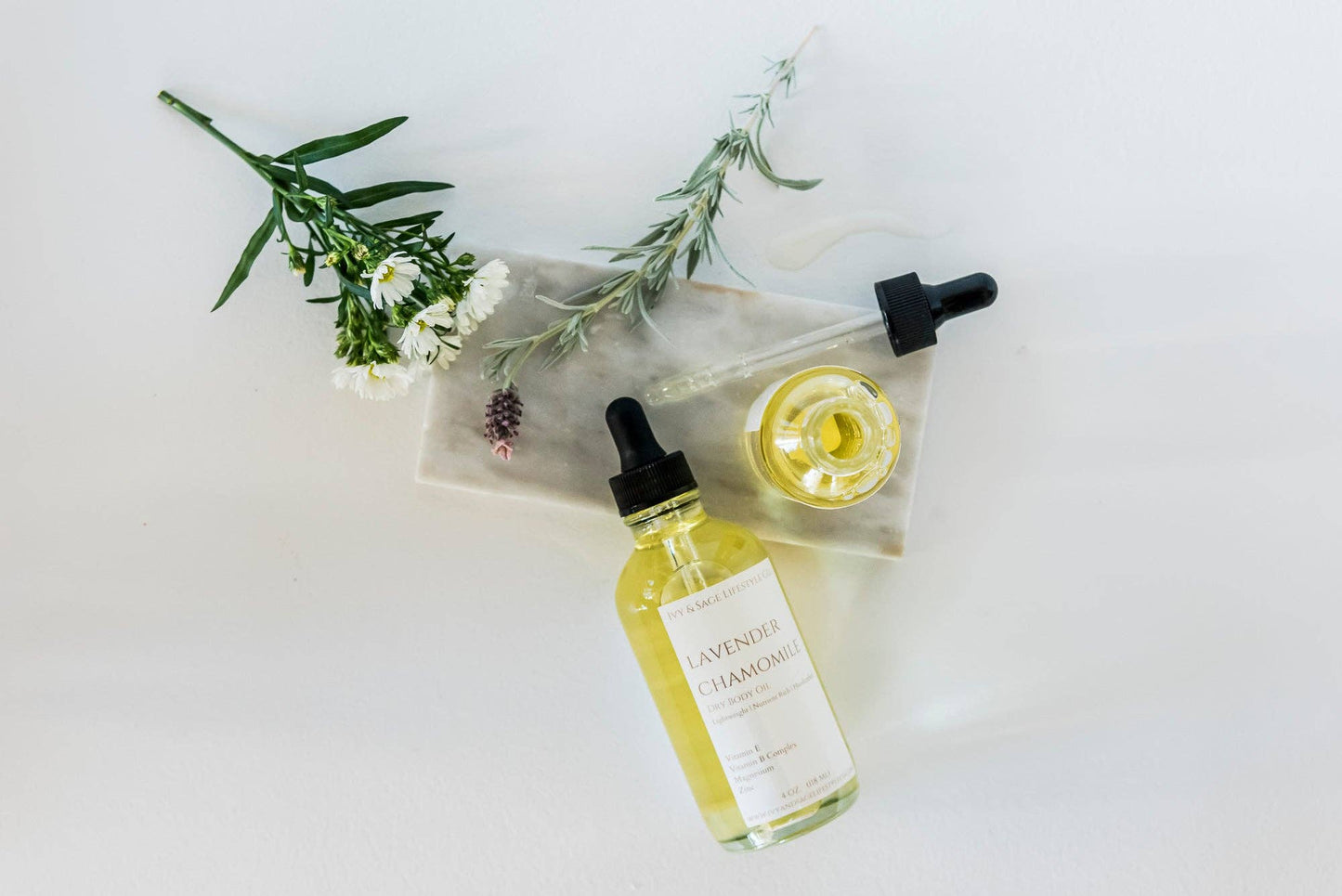 Lavender & Chamomile Body Oil - Ivy & Sage