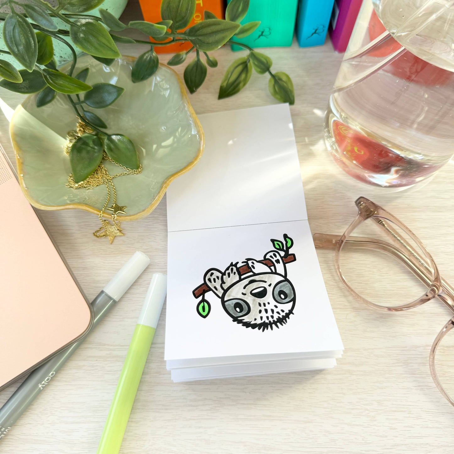 Pocket Pets - Mini Coloring Book for Adult