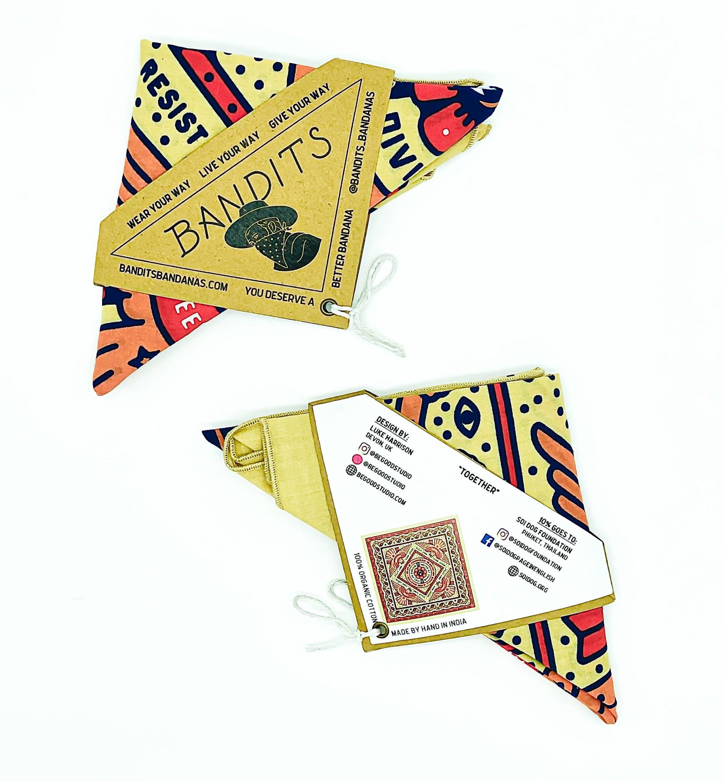 BANDITS Bandanas - "Together"
