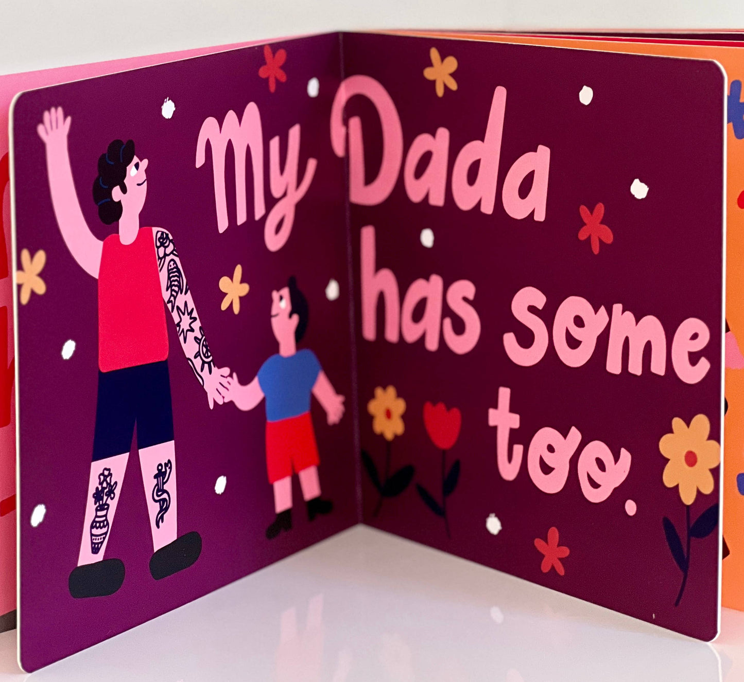 My Mom Has a Tattoo - Kids Board Book Hard Cover