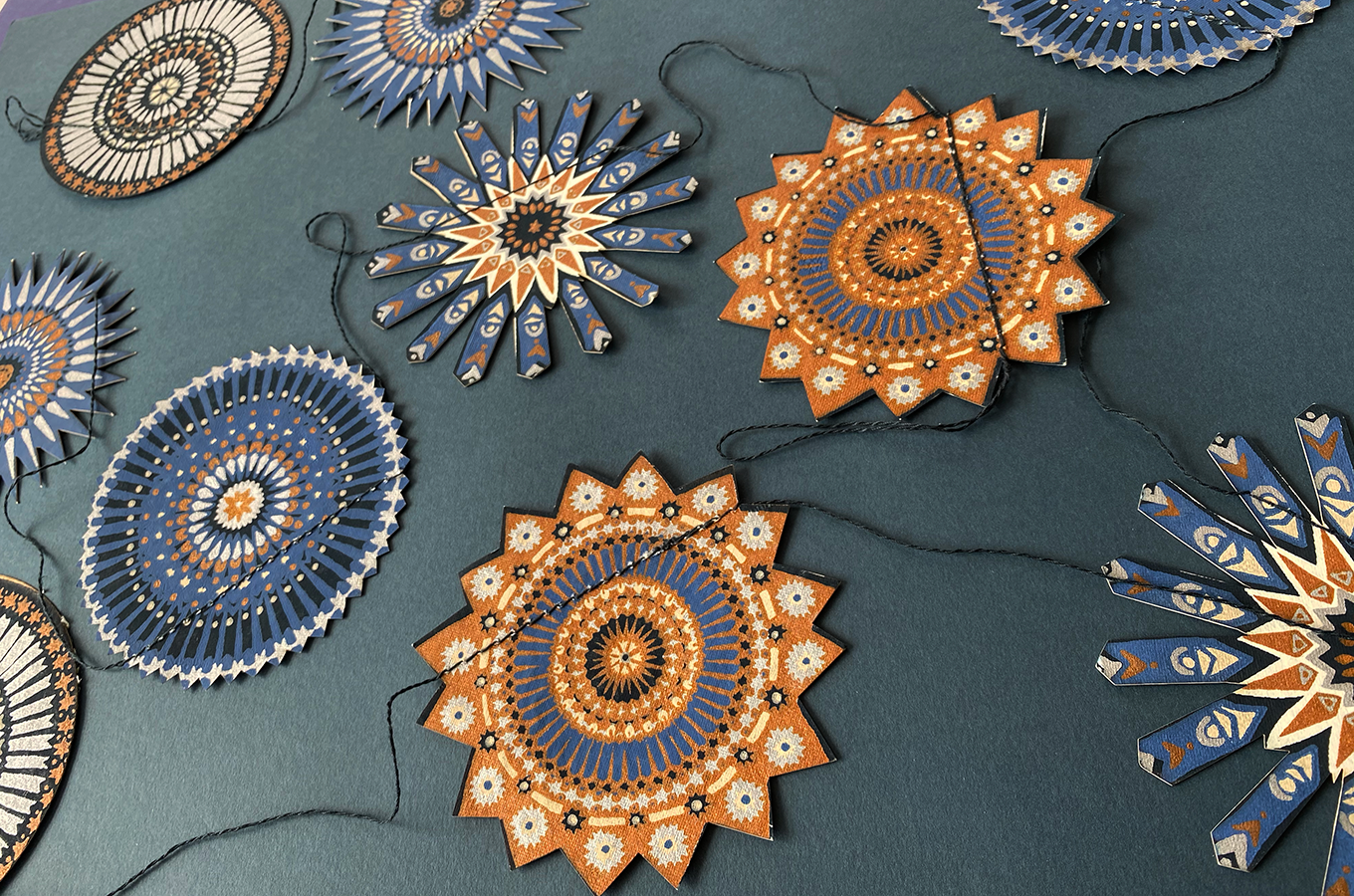 Stars Sewn Garland - East End Press