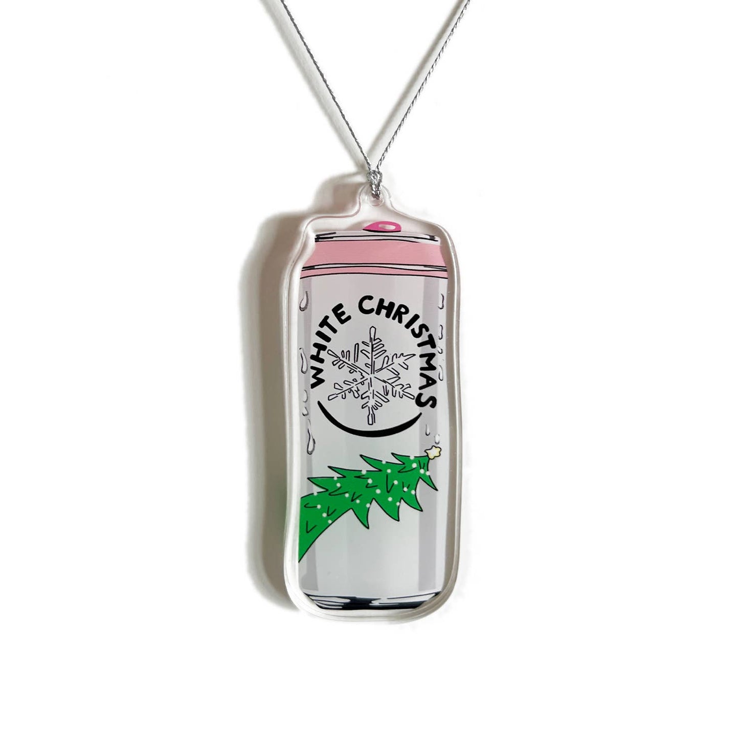 White Claw Christmas Ornament