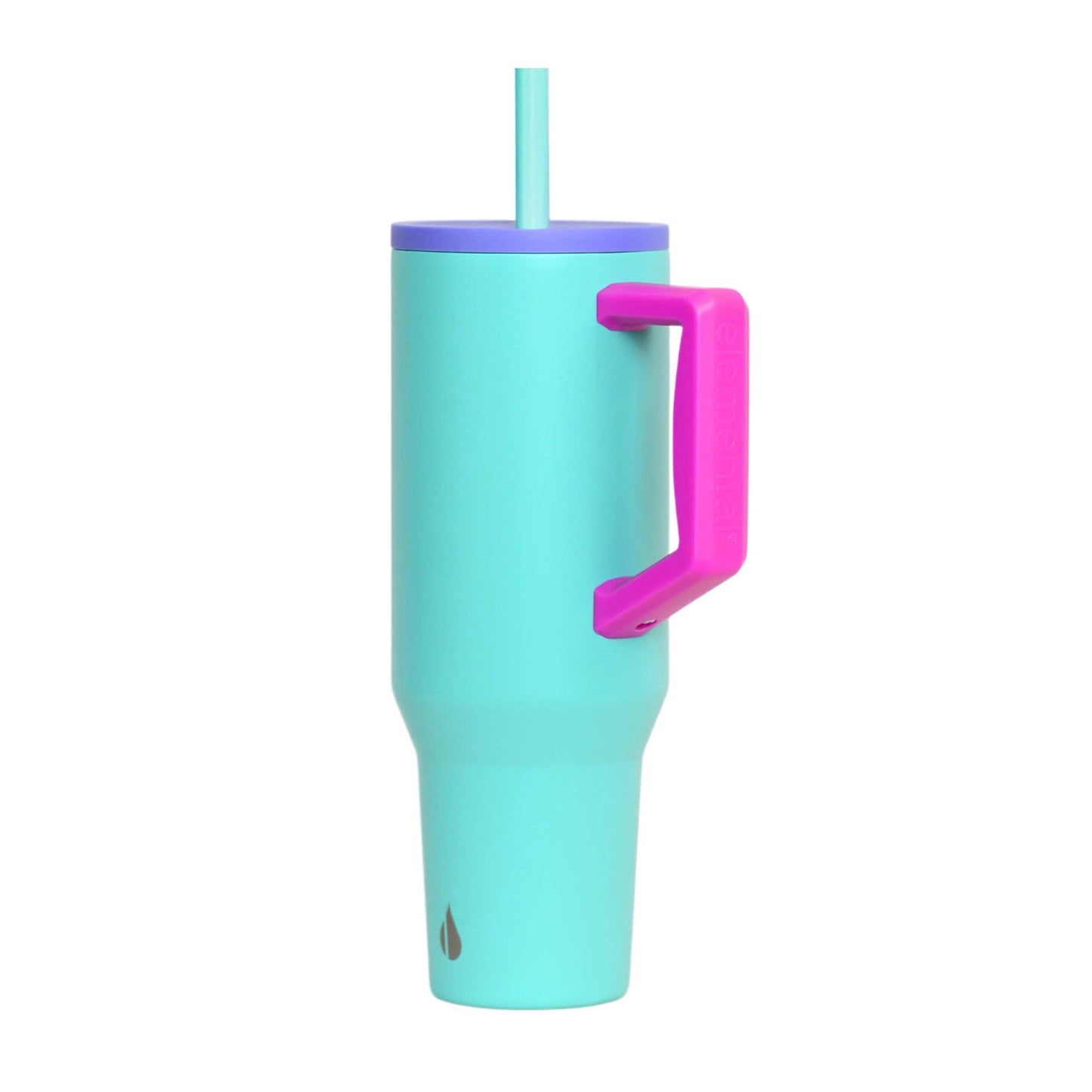 Elemental - Commuter 40oz Tumbler - Blue Tie Dye