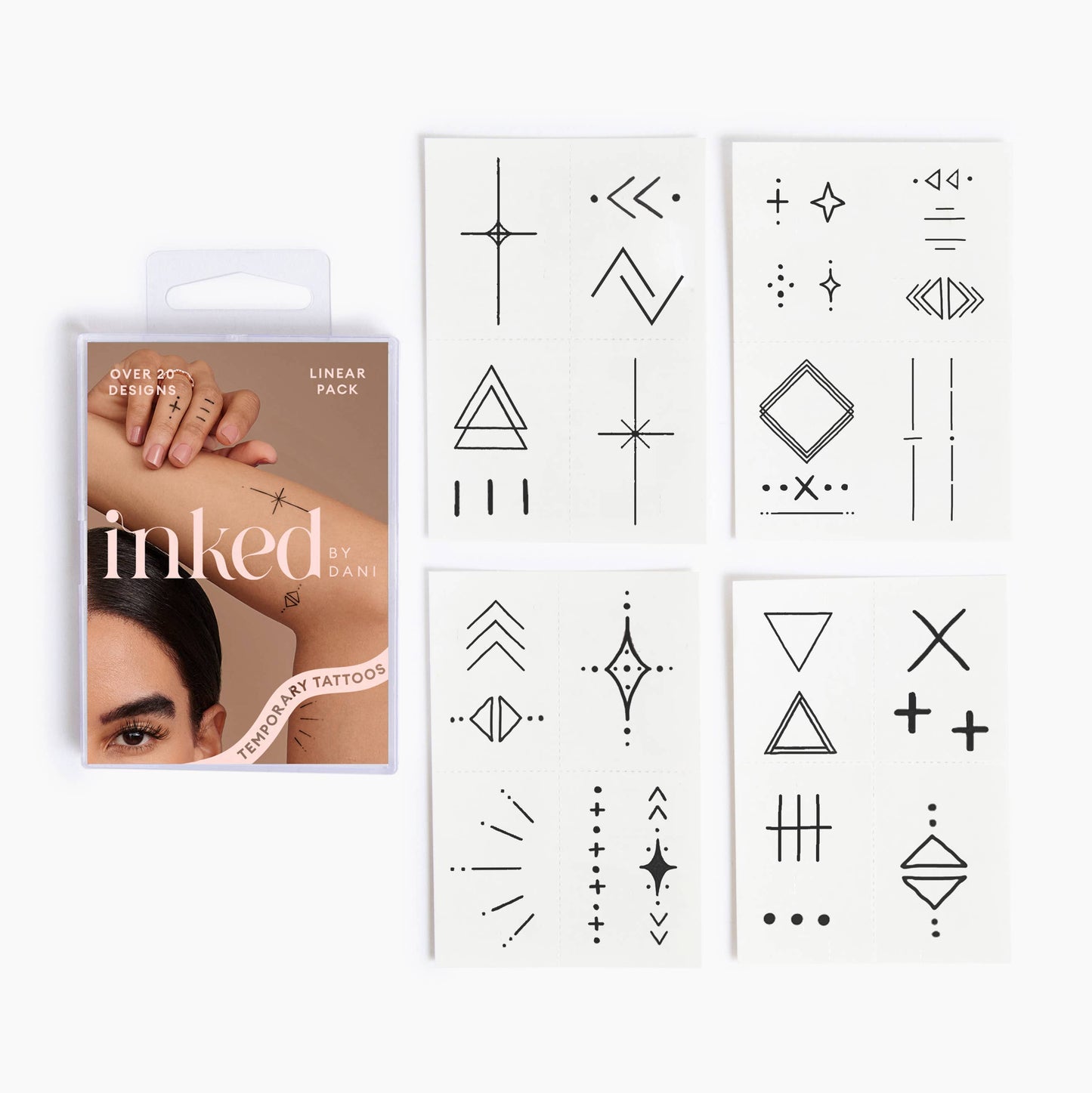 INKED by Dani - Linear Temporary Tattoo Pack
