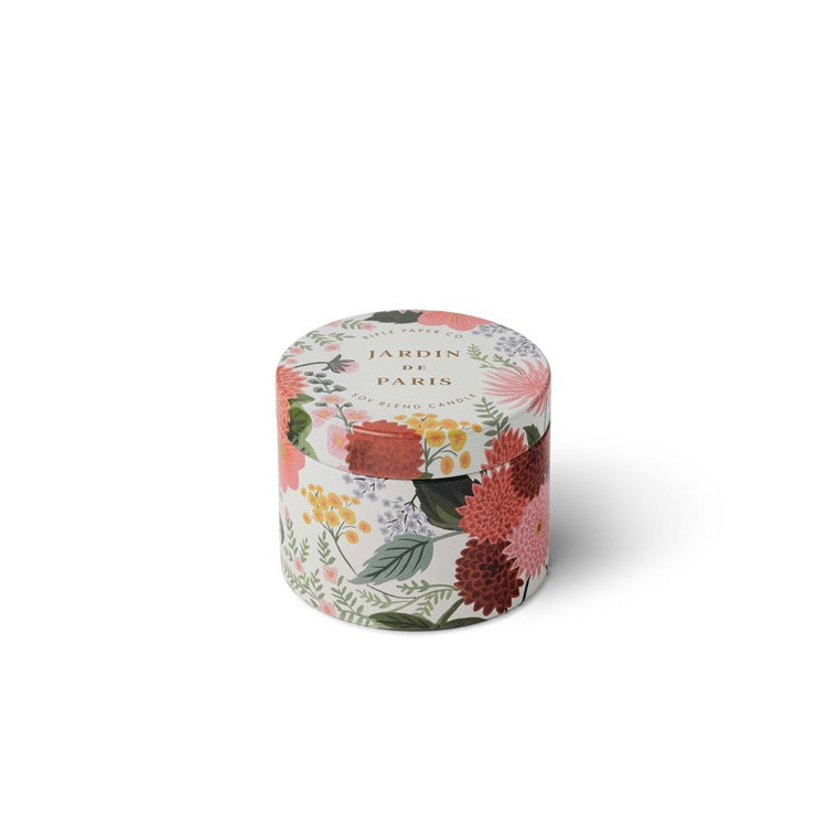 Dahlia Jardin de Paris 3 oz Tin Candle