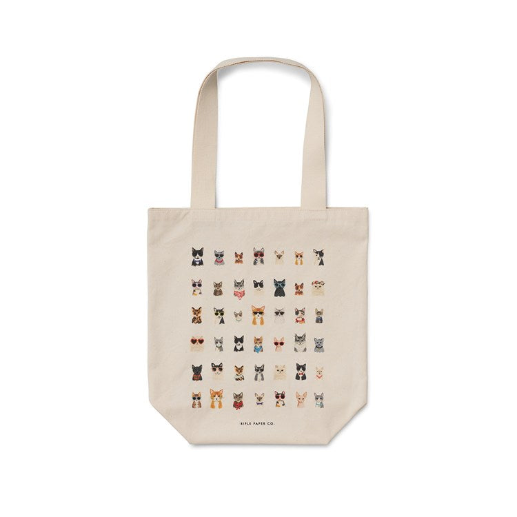 Cool Cats Canvas Tote Bag