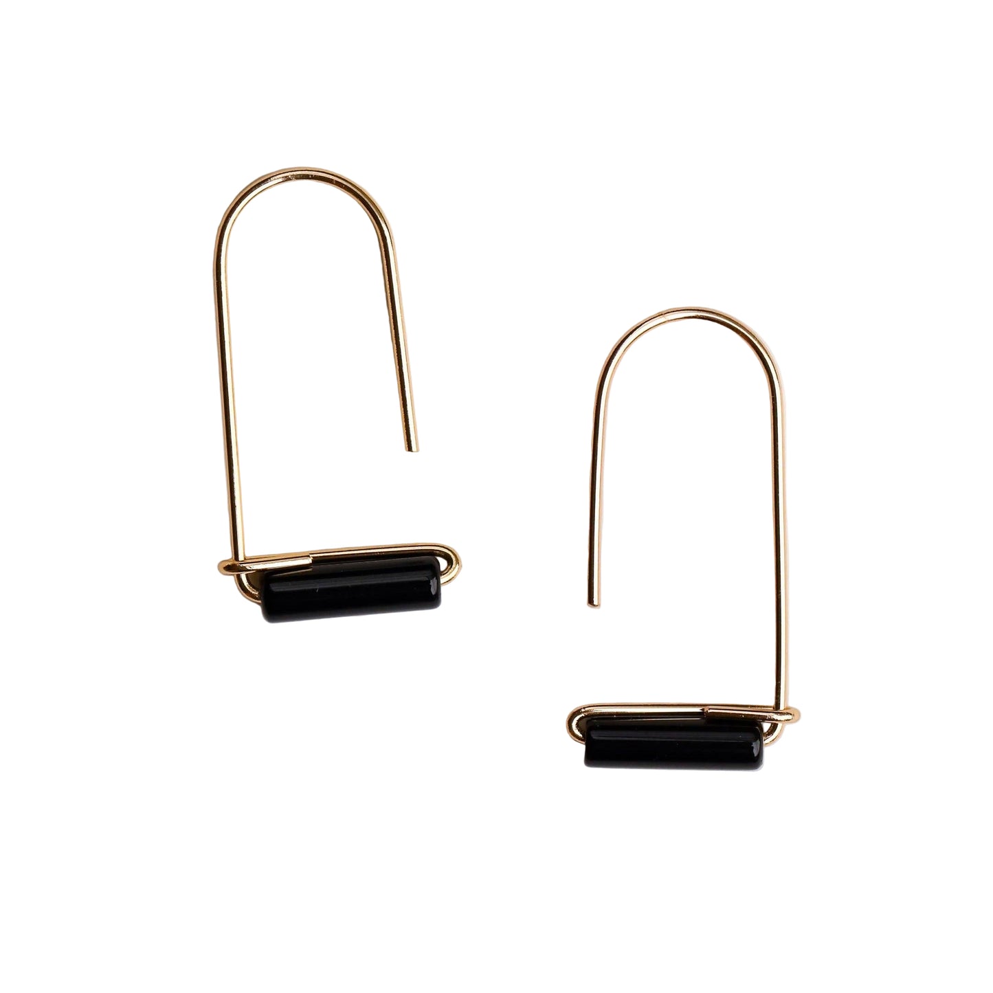 Black Onyx Drop Earrings