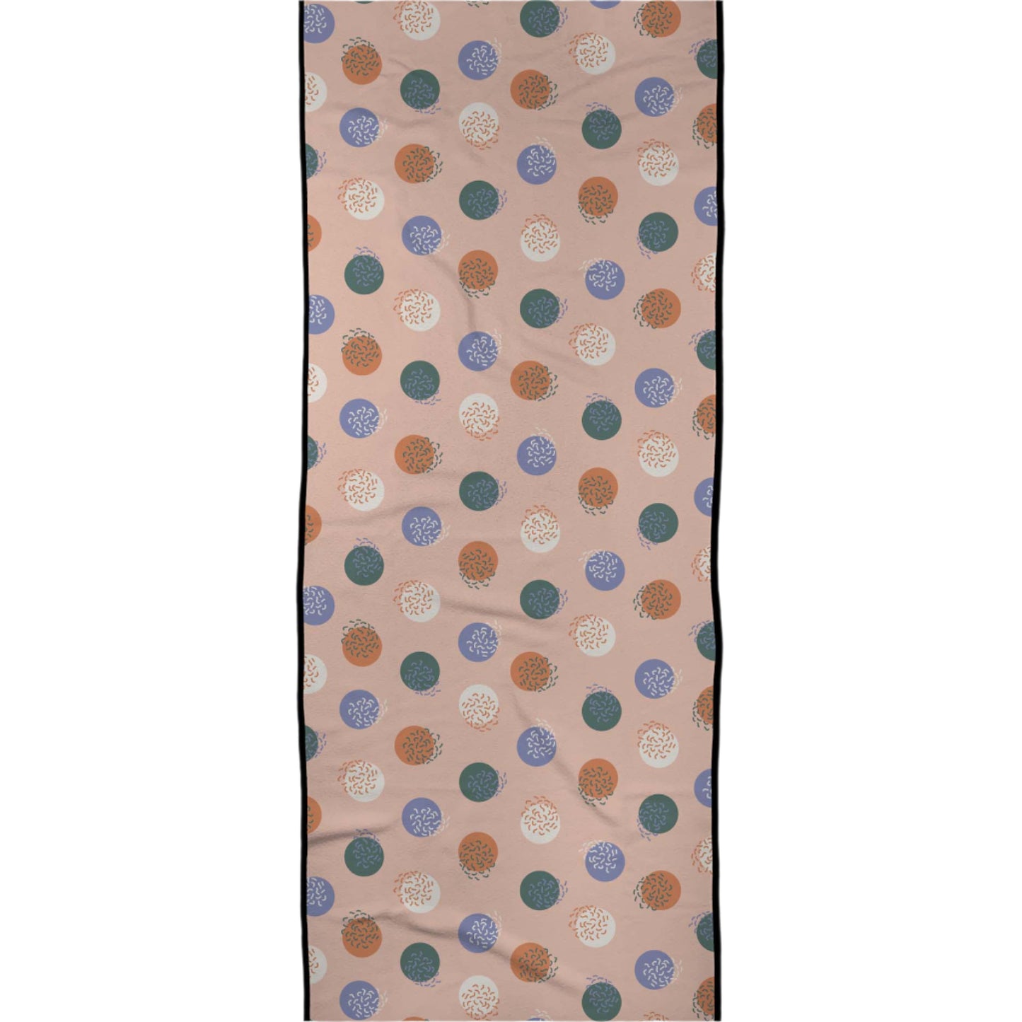 Wonky Dots Yoga Towel