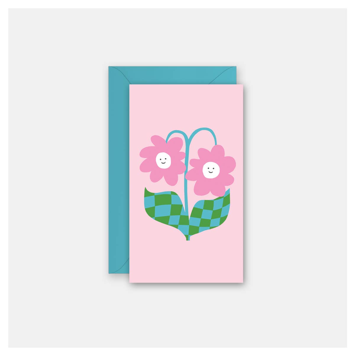 Twin Flowers - Gift Enclosure Card