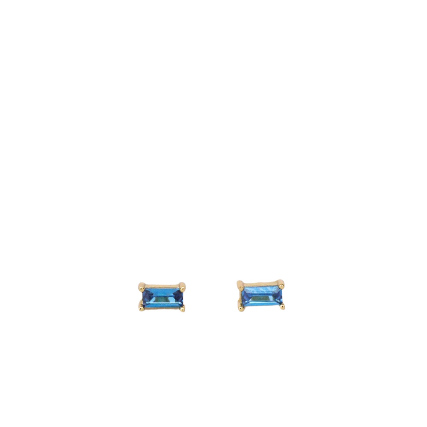 Sapphire Baguette Earrings