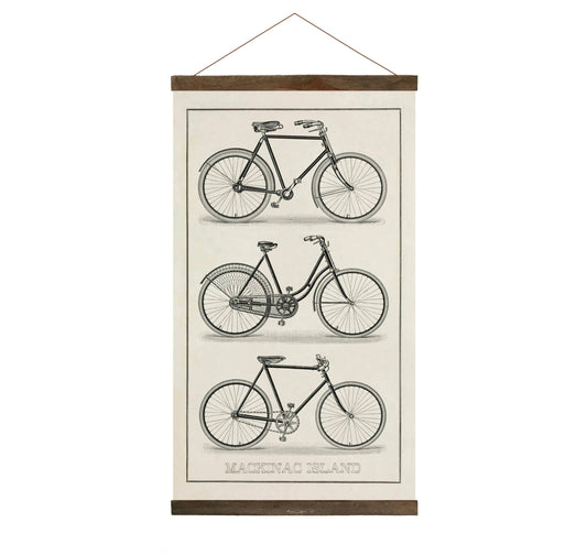3 Bicycles Colorado Canvas Poster w/ Frame