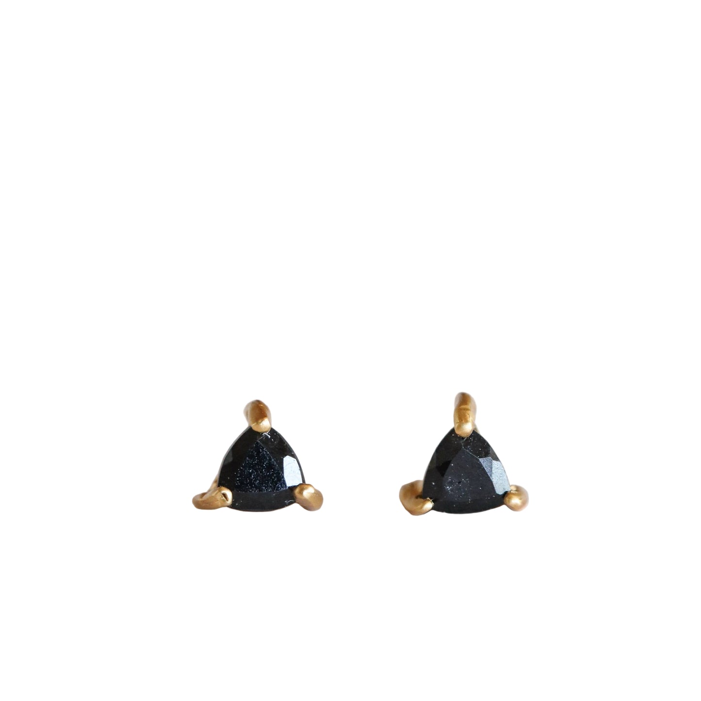 Black Tourmaline Mini Gem Earrings