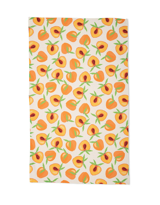 Sweet Peach Kitchen Tea Towel