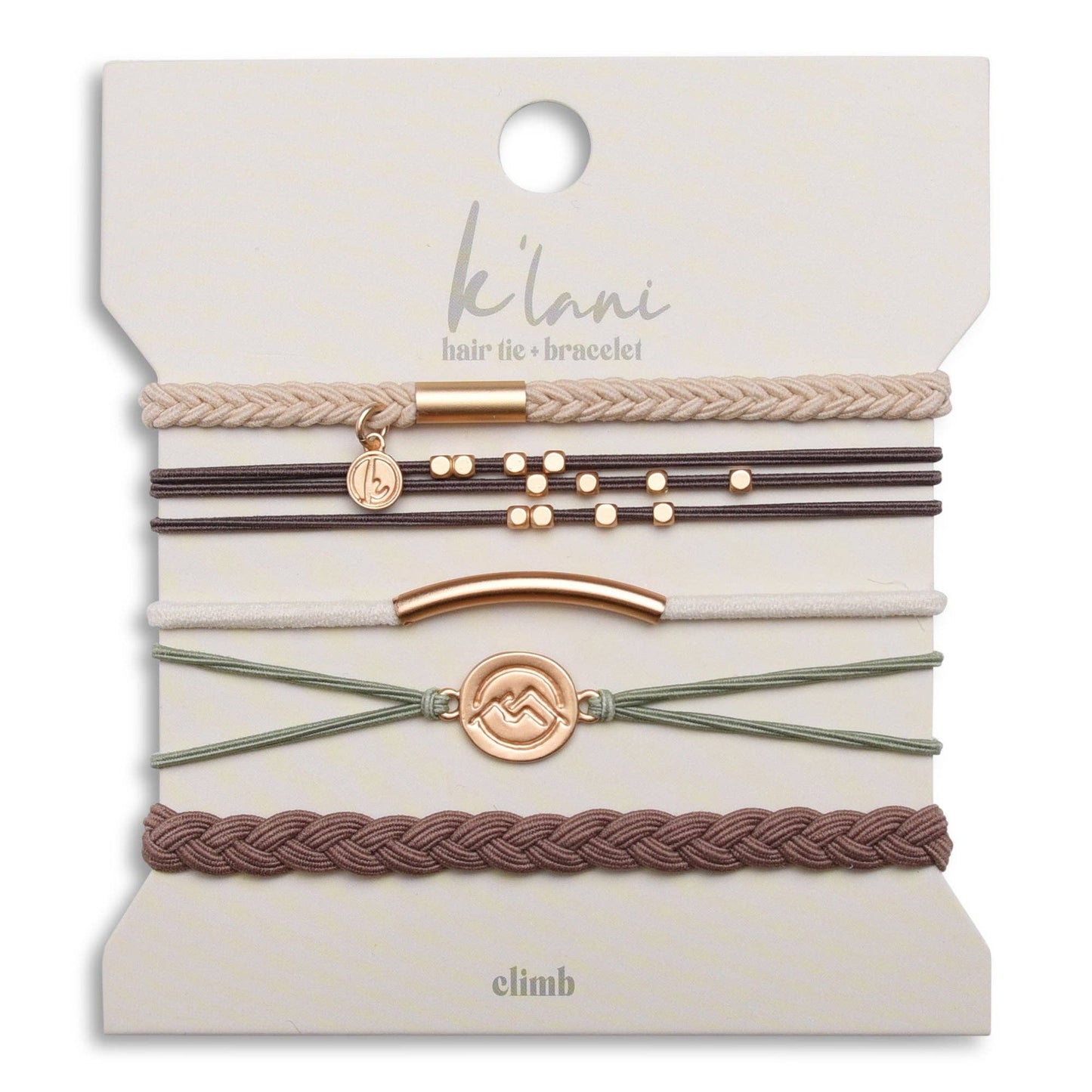 Hair Tie Bracelets - Climb