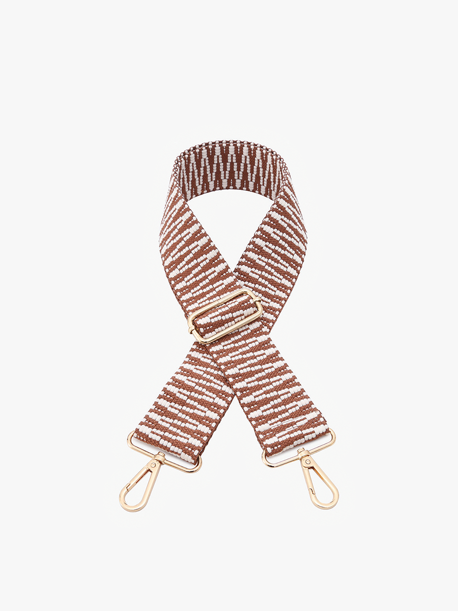Aztec Guitar Strap - Brown
