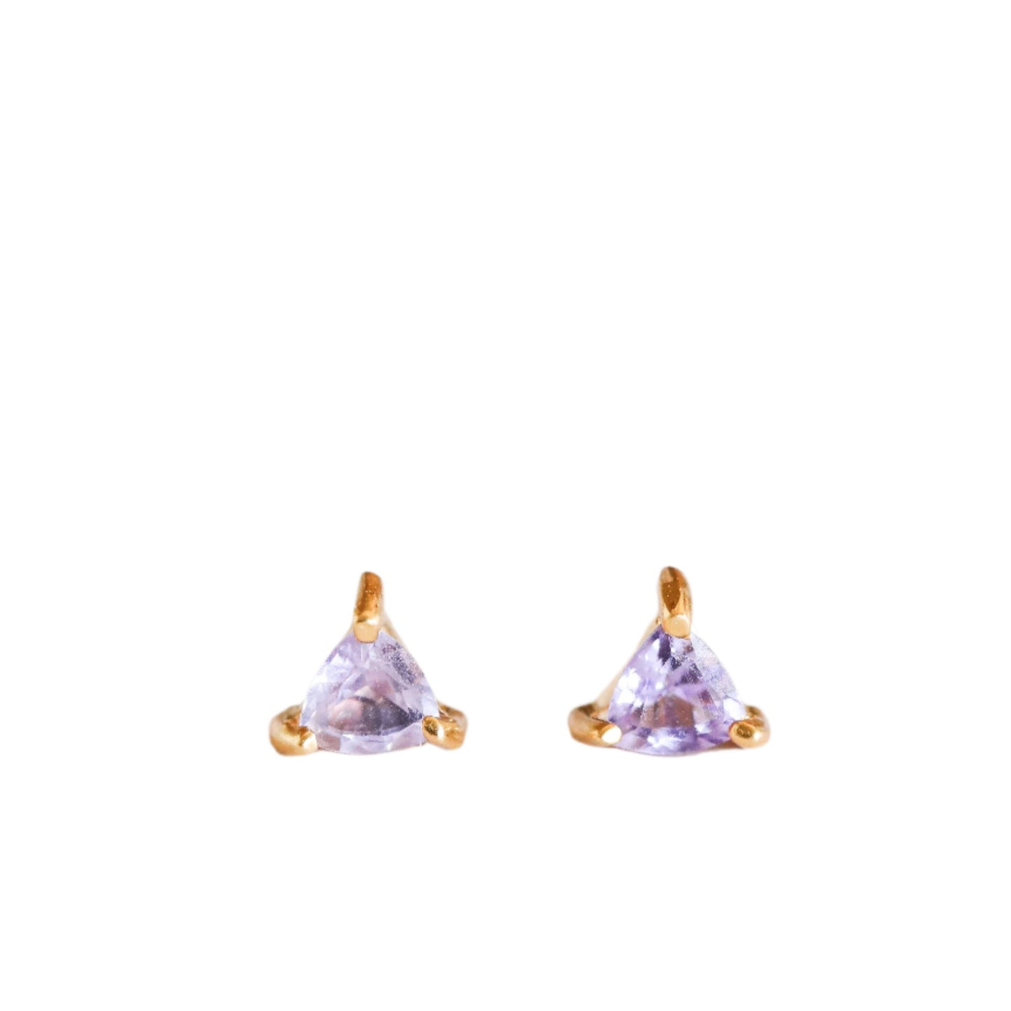 Mini Energy Gem Earrings - Amethyst - JaxKelly