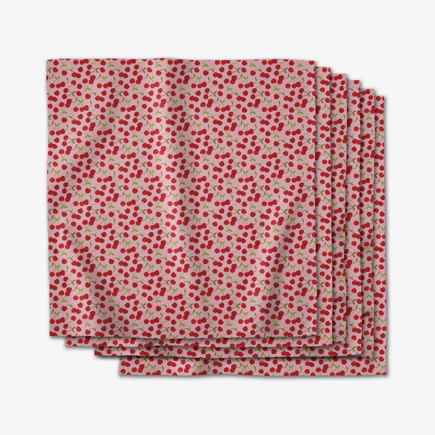 Dinner Napkin Set - Cheery Cherries