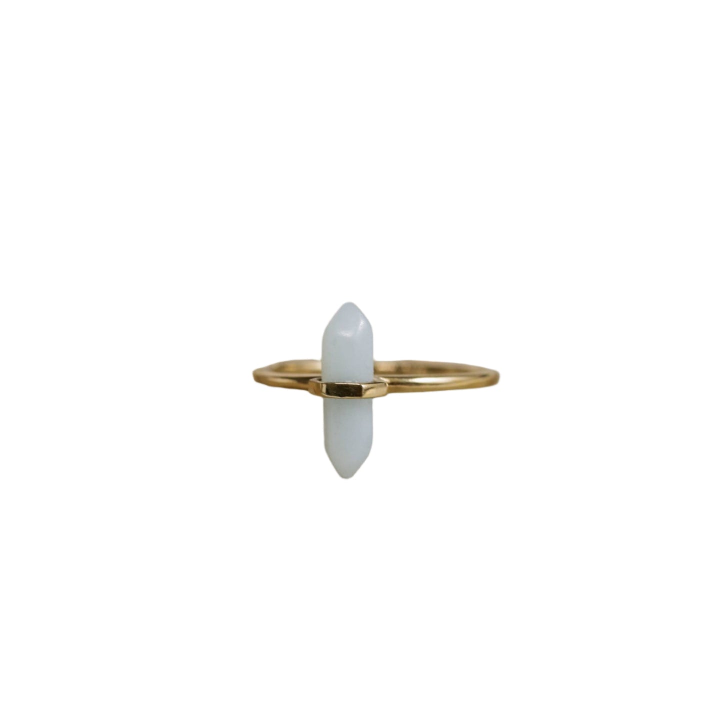 Amazonite Quartz Ring